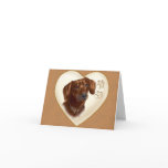 Dachshund Dog Note card, Thank you cards