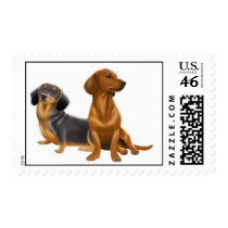 Dachshund Dogs Postage