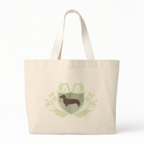Dachshund Doxie Classic Crest Design bags