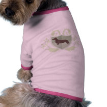 Dachshund Doxie Classic Crest Design pet clothing
