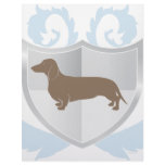 Dachshund Doxie Classic Crest Design Letterhead Design