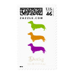 Dachshund - Doxie original artful designs postage
