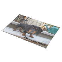 Dachshund Feeding Mat Place Mat