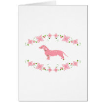 Dachshund Felicitacion