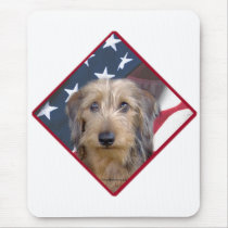 Dachshund Flag 2 mousepads