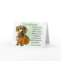 Dachshund Gifts cards