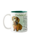 Dachshund Gifts, Dachshund Beverage Mugs mug