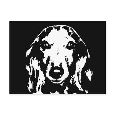 Dachshund-Geschenke - Postkarte von pupaya