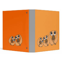 Dachshund Girls Avery Binder by pixibition Dachshund Girls Avery Binder