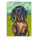 Dachshund Greeting Card