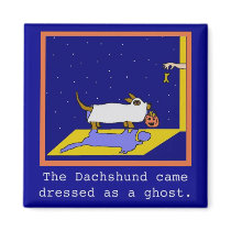 Dachshund Halloween Magnet magnets