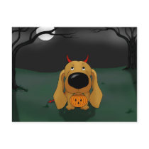 Dachshund Halloween postcards by NothinButtDogs Dachshund Halloween postcards