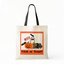 Dachshund Halloween Tote Bag