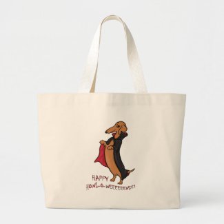 Dachshund Halloween Vampire Bag