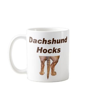 Dachshund Hocks Coffee Mug mug