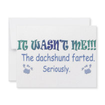 Dachshund Custom Invite