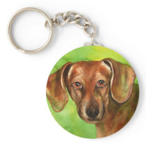 Dachshund Keychain