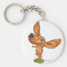 dachshund keychain