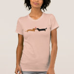Dachshund Kiss with Heart T Shirt