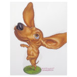 dachshund customized letterhead