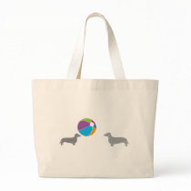 Dachshund.  Life's a Beach Ball! Bag