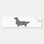 Dachshund Longhaired Bumper Stickers