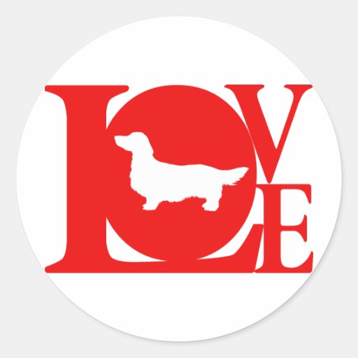 Dachshund Longhaired Sticker