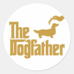 Dachshund Longhaired Stickers