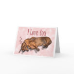 Dachshund Love cards