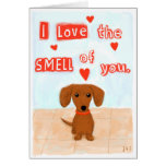 Dachshund Love Card