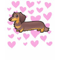 Dachshund Love (longhair) shirt