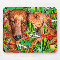 Dachshund Love mousepads