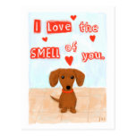 Dachshund Love Post Card