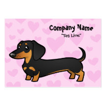 Dachshund Love (smooth coat) Business Cards