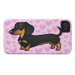 Dachshund Love (smooth coat) iPhone 4 Cover