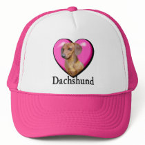 Dachshund Lovers Valentines hats