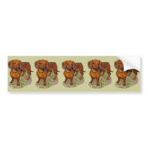 Dachshund Miniature Gift bumper stickers