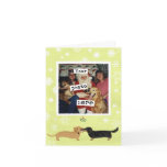 Dachshund Mistletoe Kiss Template Cards