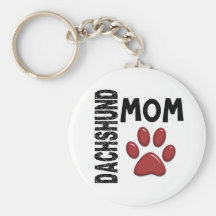 Dachshund Mom 2 Key Chains