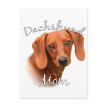 Dachshund Mom 2 postcards
