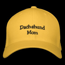 Dachshund Mom embroidered hats by kokobaby Dachshund Mom embroidered hats