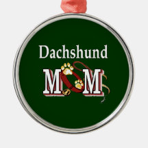 Dachshund Mom Gifts Christmas Ornament