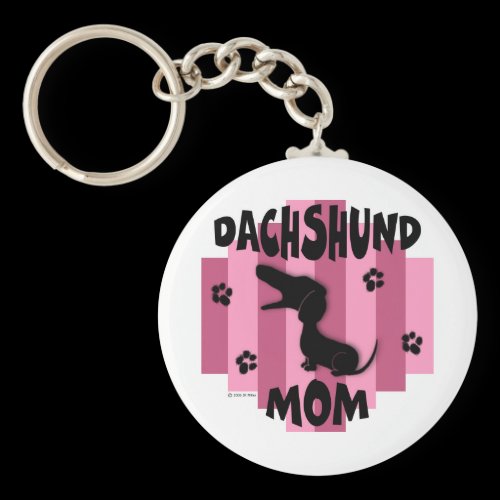 Dachshund Mom Keychain