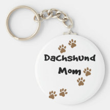 Dachshund Mom Keychains