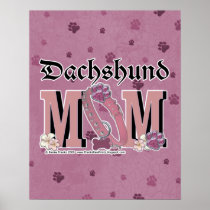 Dachshund MOM Print
