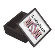 Dachshund MOM Premium Keepsake Box
