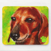 Dachshund mousepads by dogdaysofpainting Dachshund mousepads