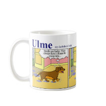 Dachshund Mug: Spring by Sabineofgermany Dachshund Mug: Spring