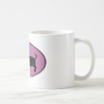 Dachshund Oval Pink Mug