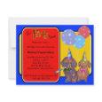 Dachshund Party Birthday Barker invitation